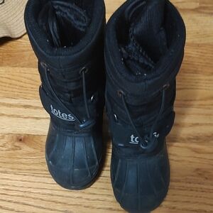 Totes Kids Black Snow Boots